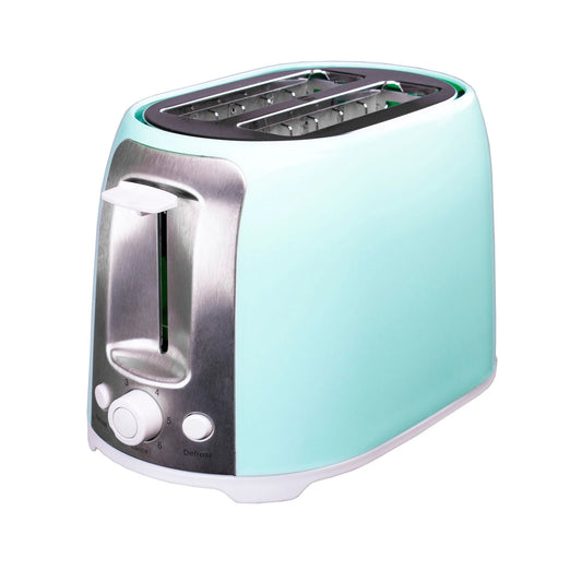 Cool Touch 2-Slice Toaster - Stylish Blue with Extra Wide Slots for Perfect Toast Every Time!