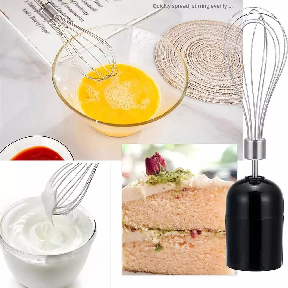 4-in-1 Immersion Hand Blender - 5 Speed Turbo Stick Blender for Smoothies, Milkshakes, Juices & Sauces