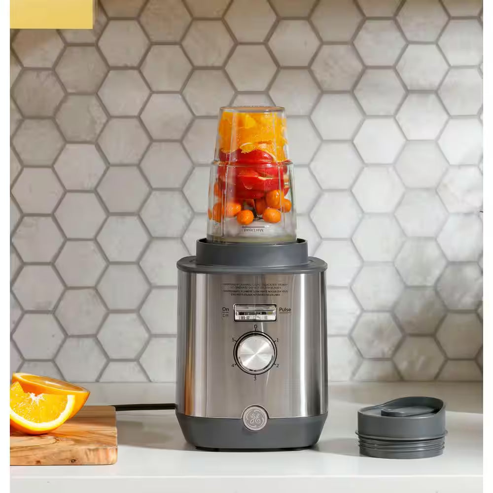 64-Oz. 5-Speed Stainless Steel Blender with Personal Blender Cups