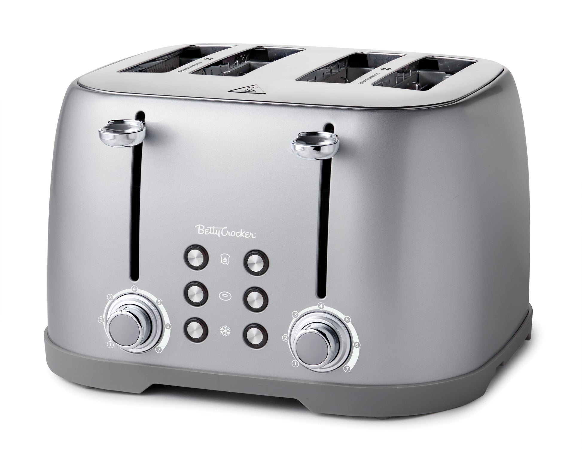 4-Slice Toaster, Silver with Extra Wide Slots