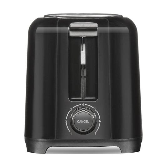 2 Slice Toaster, Wide-Slots, Shade Selector, Toast Boost, Auto Shut-Off and Cancel Button, Black, 22215