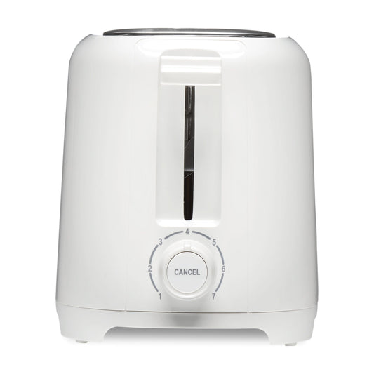 2-Slice Wide-Slot Toaster in Sleek White - Model 22216PS