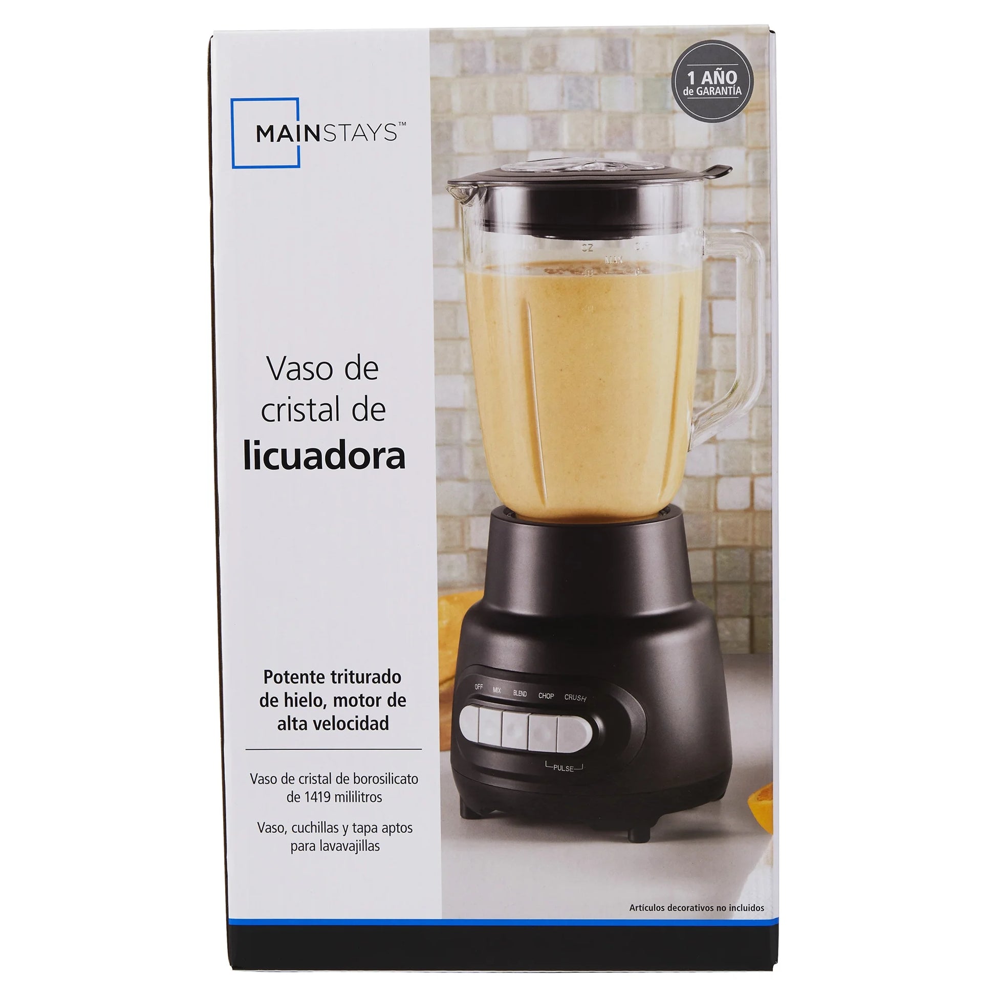 5-Speed Glass Blender with 6-Cup (48oz) Capacity - New and Powerful!