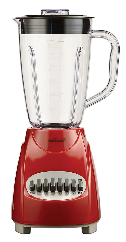 350W 50 Oz 12-Speed Blender - Powerful Performance in Vibrant Red