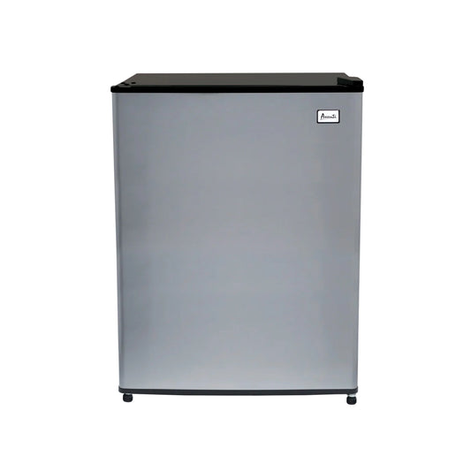 2.4 Cu. Ft. Stainless Steel Compact Refrigerator - Perfect for Small Spaces!