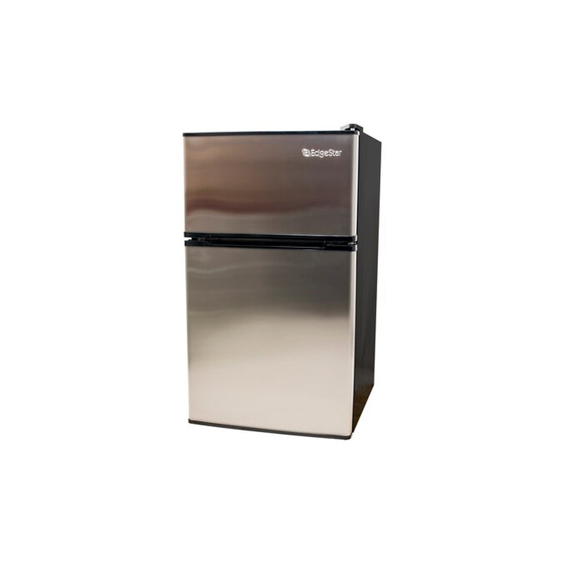 3.1-Cu Ft Mini Fridge with Freezer ( Stainless Steel ) Garage Ready ENERGY STAR