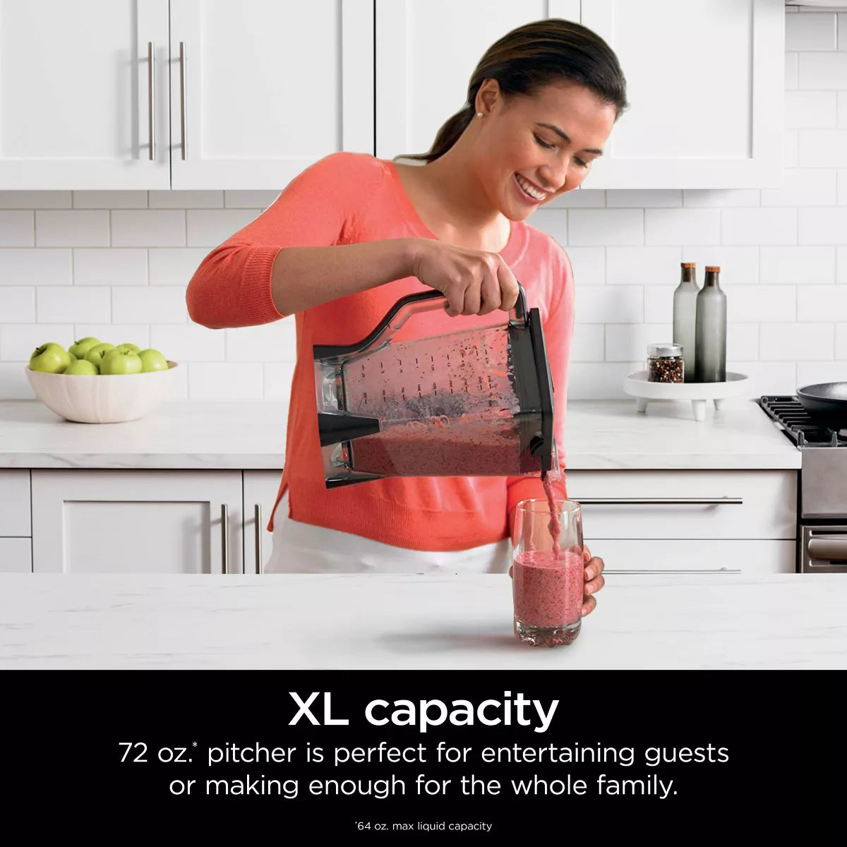 Ninja Professional Blender 1000W BL610: 72 Oz. Smoothie & Ice Crusher, 6-Blade Tech, 3 Speeds, Dishwasher-Safe Parts