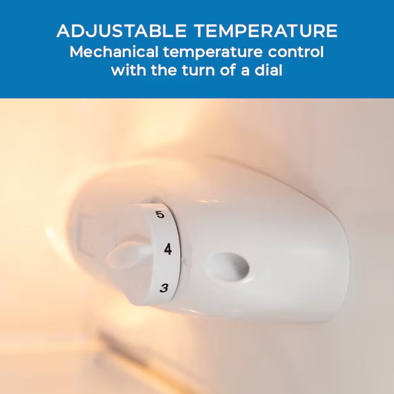 3-Cu Ft Mini Fridge with Freezer ( Black )