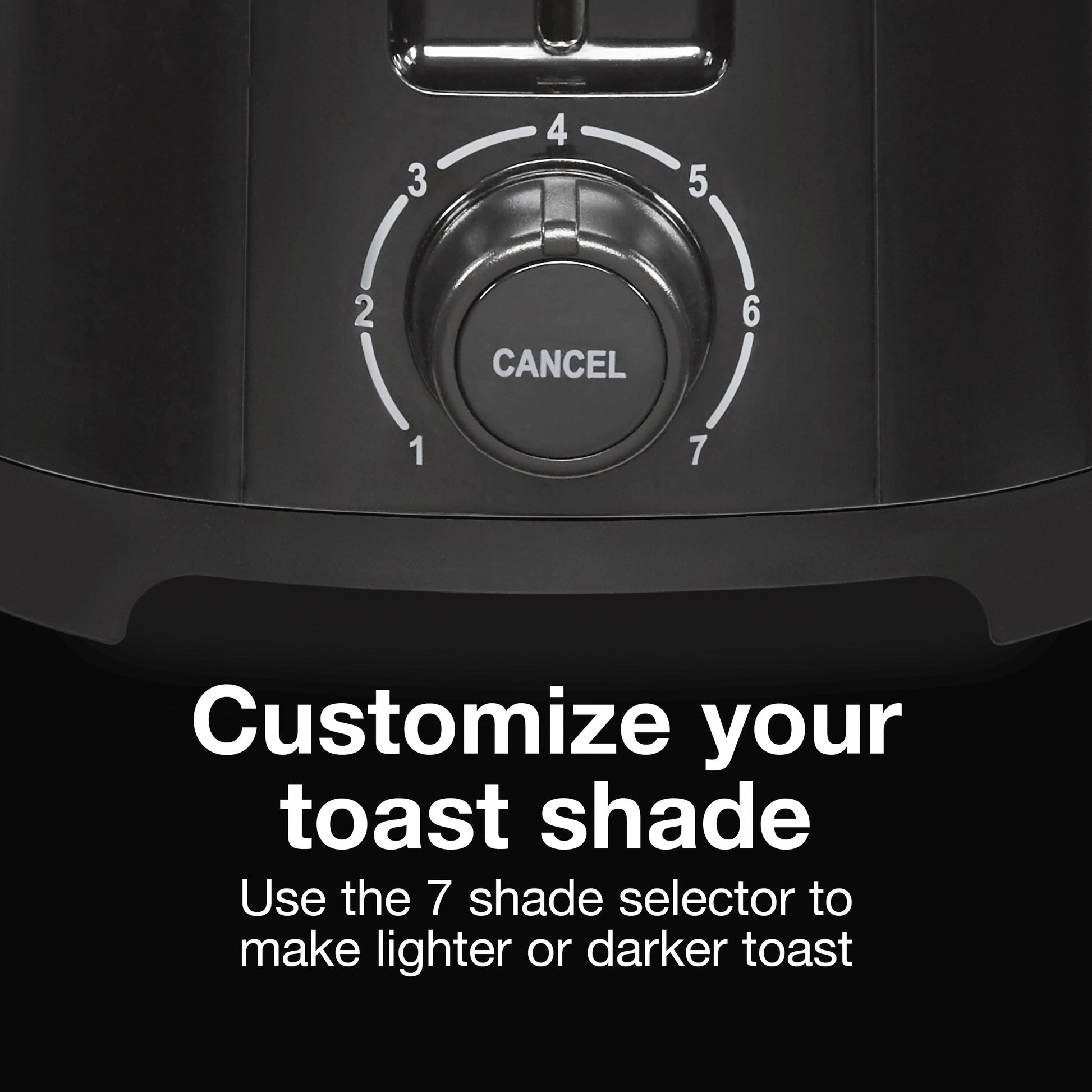 2 Slice Toaster, Wide-Slots, Shade Selector, Toast Boost, Auto Shut-Off and Cancel Button, Black, 22215
