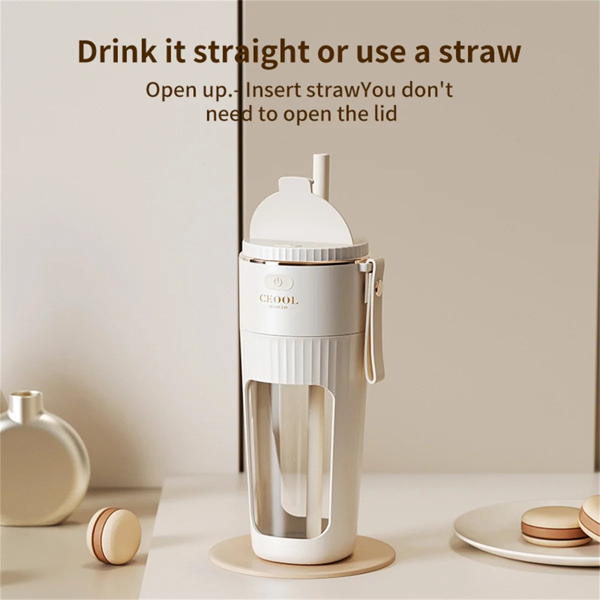 Portable Blender - Your Ultimate Ice and Frozen Fruit Smoothie Maker!