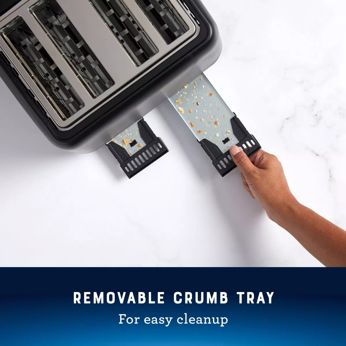 Oster 4-Slice Toaster with Extra-Wide Slots Black: Bagel & Bread Toaster, 1560W, Kitchen Aid, Spot Clean