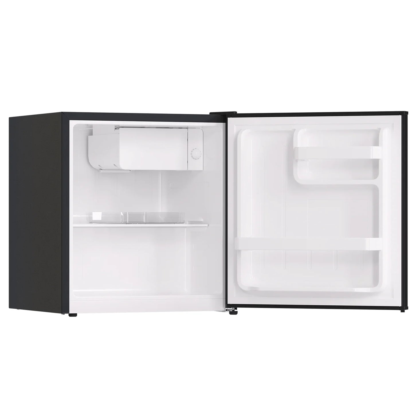 1.7 Cu.Ft Compact Mini Refrigerator with Freezer - Sleek Black Design