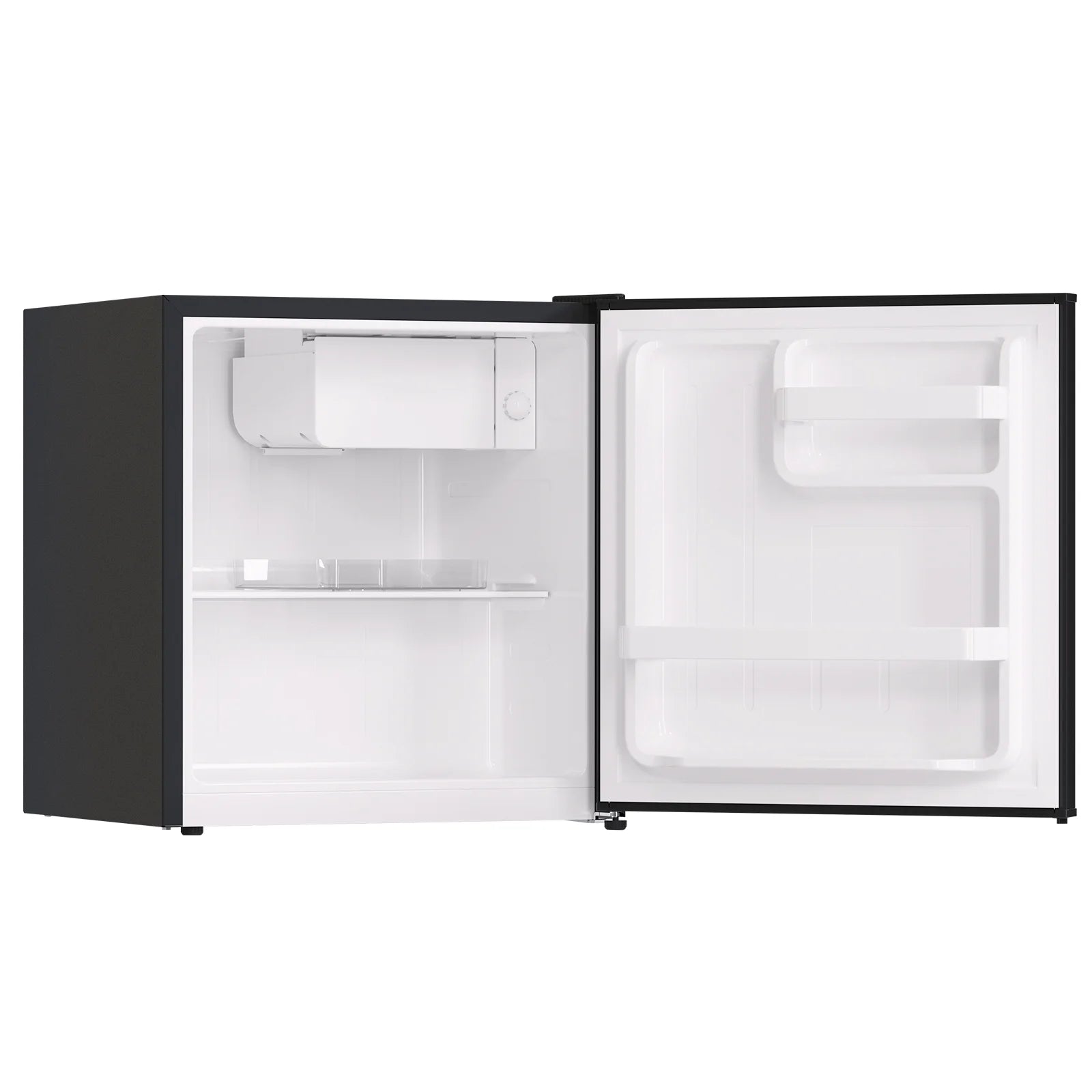 1.7 Cu.Ft Compact Mini Refrigerator with Freezer - Sleek Black Design