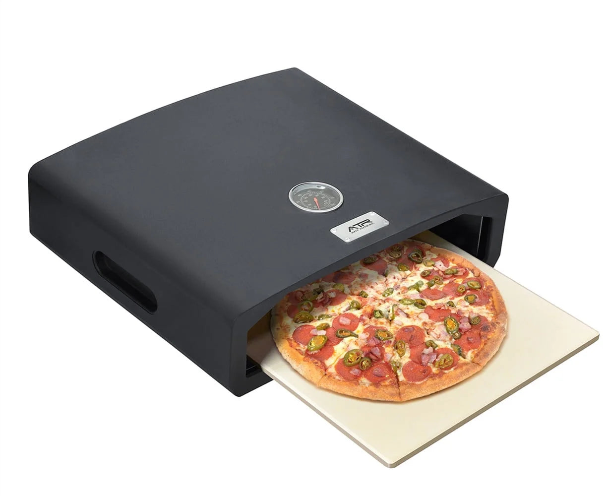 Portable Charcoal Pizza Oven - 15.7" Outdoor Grill for Perfect Pizzas Anytime!