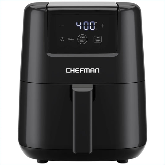 2 Qt Compact Air Fryer with Digital Display & Shake Reminder - Perfect for Healthy Cooking!
