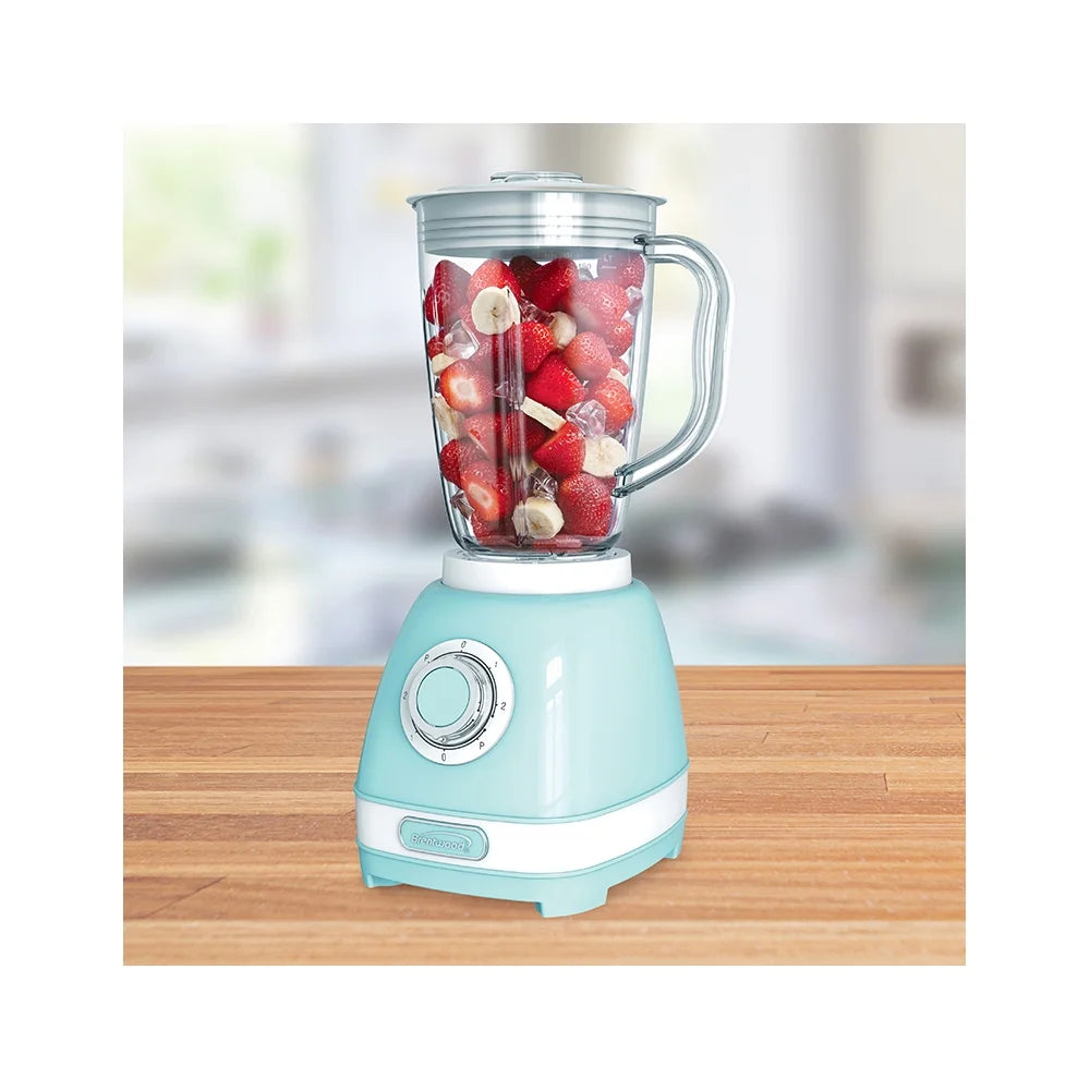 Retro 2-Speed Blender with 50-Ounce Jar - Perfect for Smoothies and Shakes!