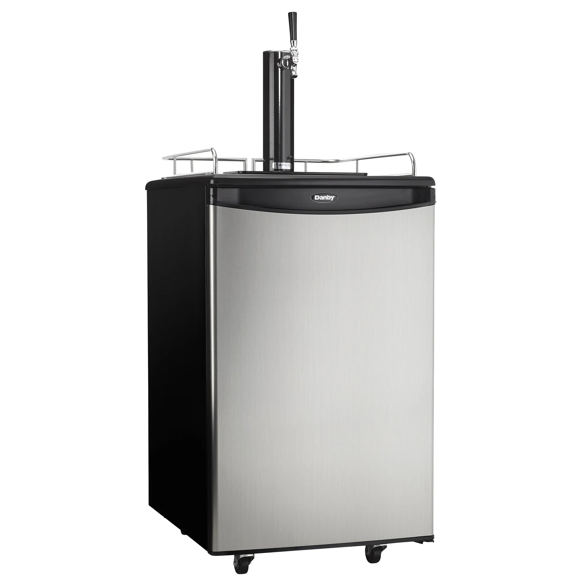 5.4 Cu. Ft. Stainless Steel Single Tap Keg Cooler - Perfect for Home Entertaining!