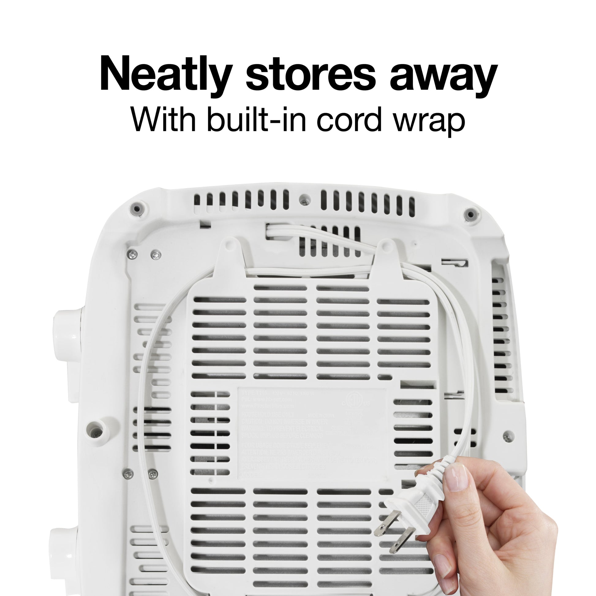 4 Slice Toaster, Wide-Slots, White 24214PS