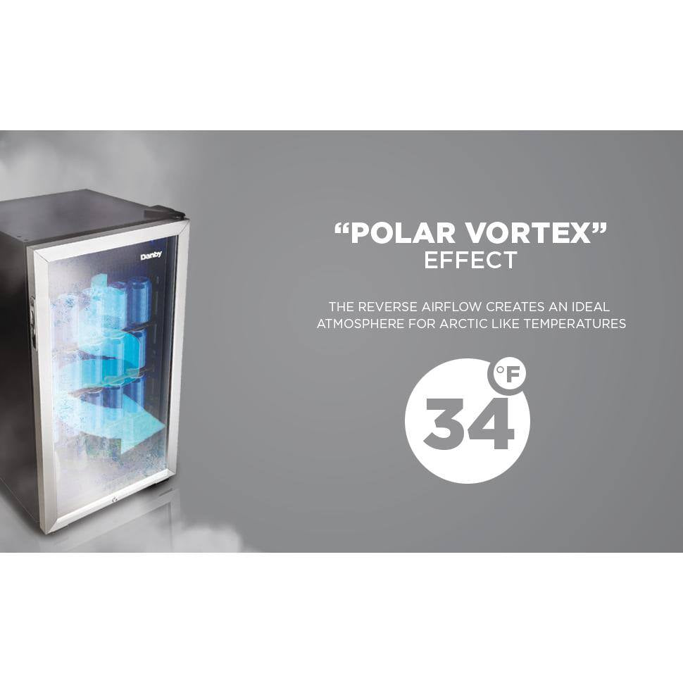 3.1 Cu. Ft. 17.5 In. 117-Can Free-Standing Beverage Cooler