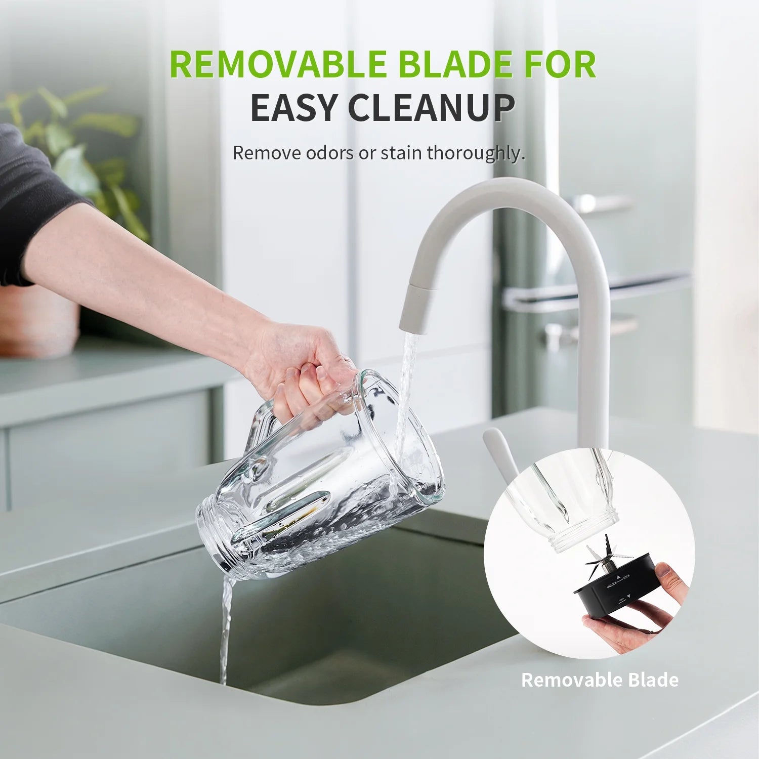 Powerful 1200W Smoothie Blender with 52 Oz Capacity & 22 Oz Juicer Cup - 3 Speed Settings for Perfect Shakes, Smoothies, and Sauces!