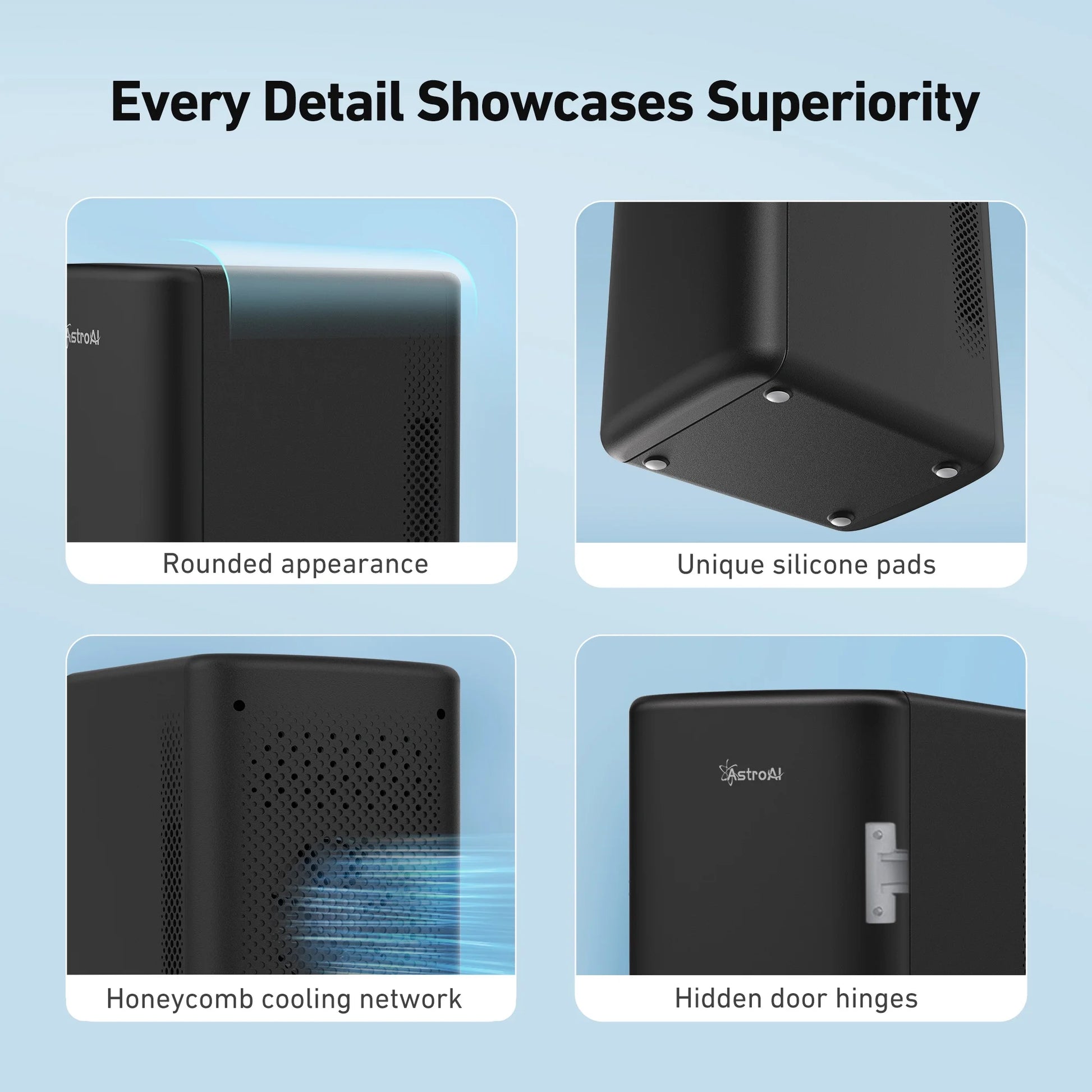 Mini Fridge, Compact Refrigerator, Makeup Skincare Fridge 6L 8 Cans Portable Personal Cooler One Door, for Home, Car, Black, for Gifts