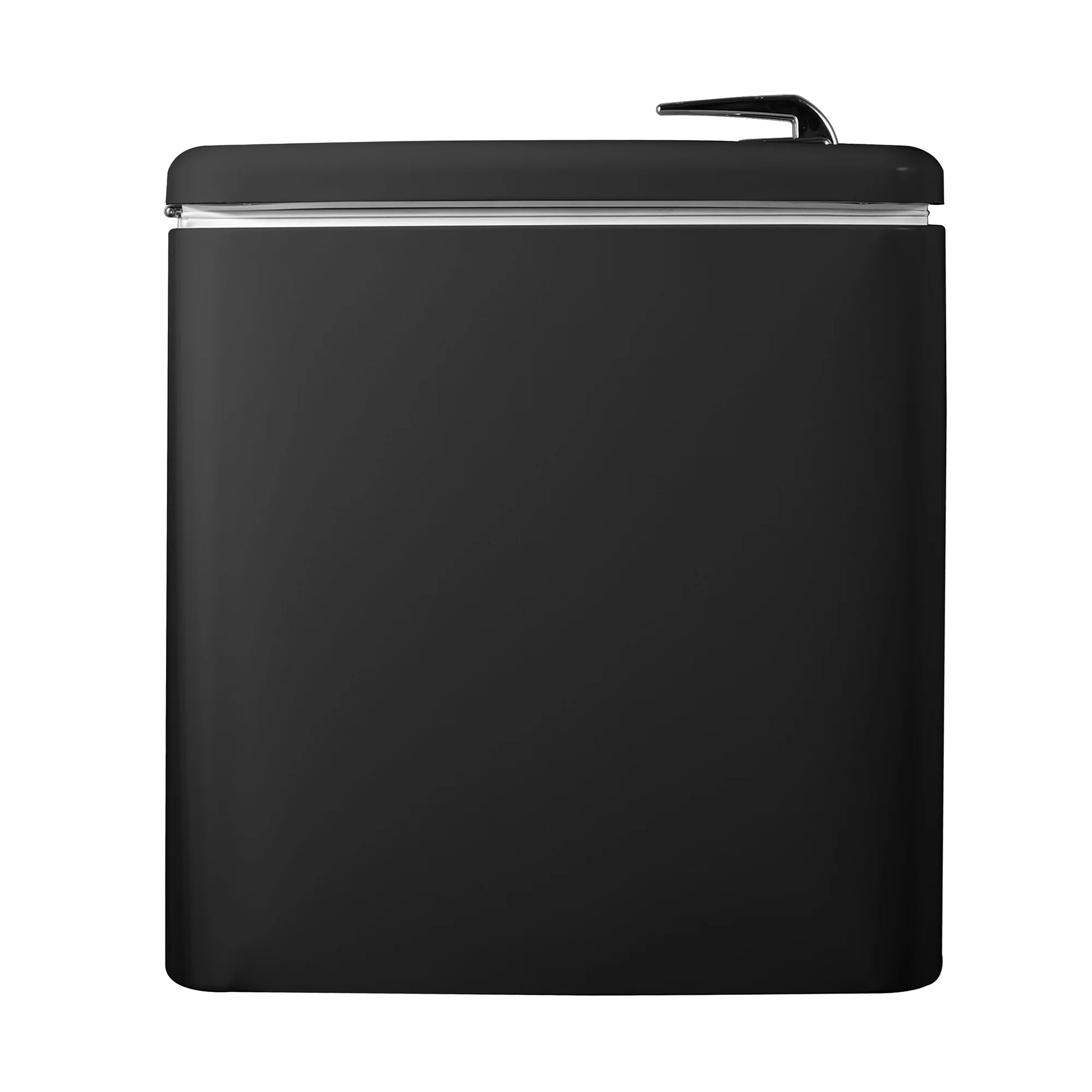 1.6 Cu. Ft. Retro Mini Fridge with LED Light, Black, 34 Lbs