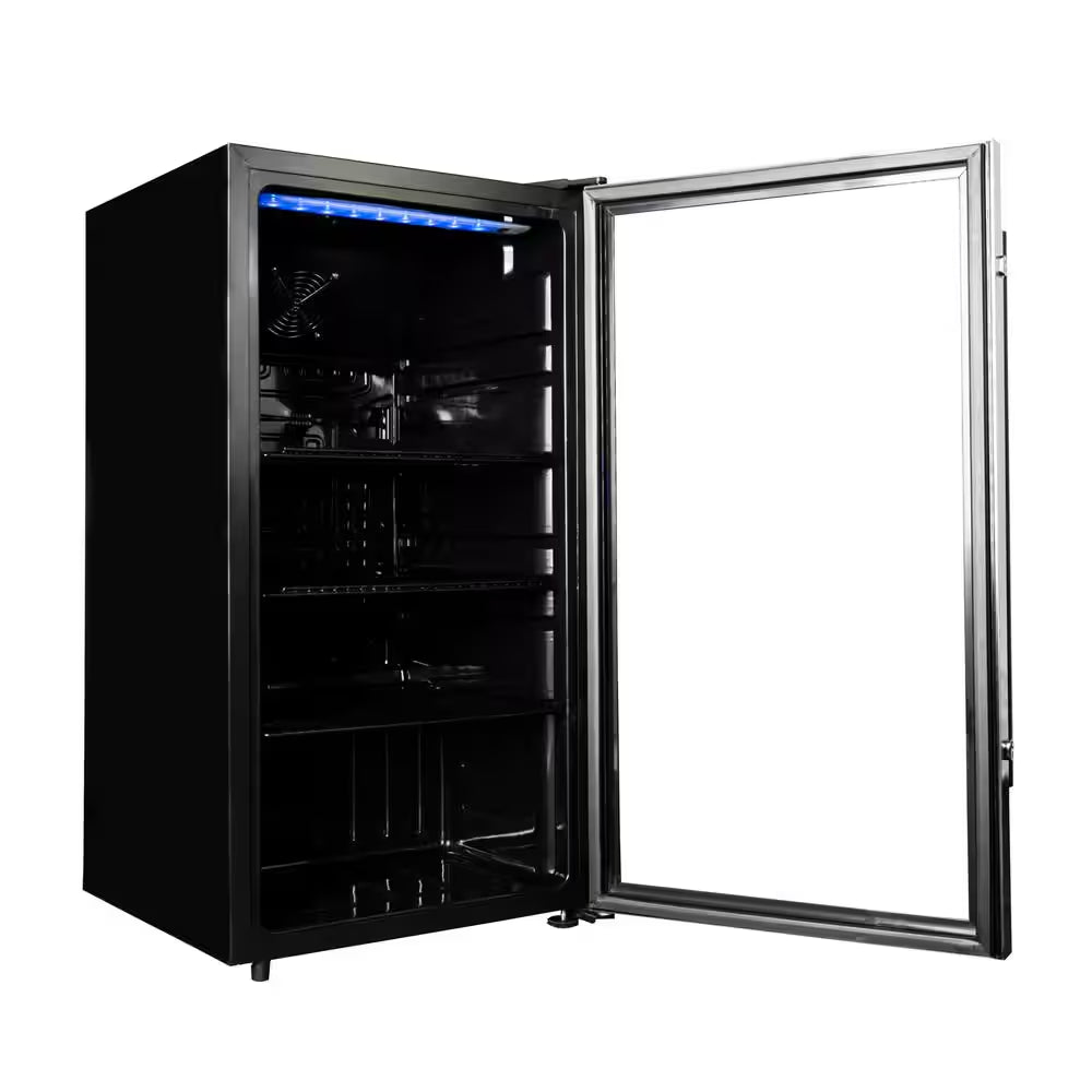 Designer 17.5 In. Wide 117-Can Free-Standing Beverage Cooler