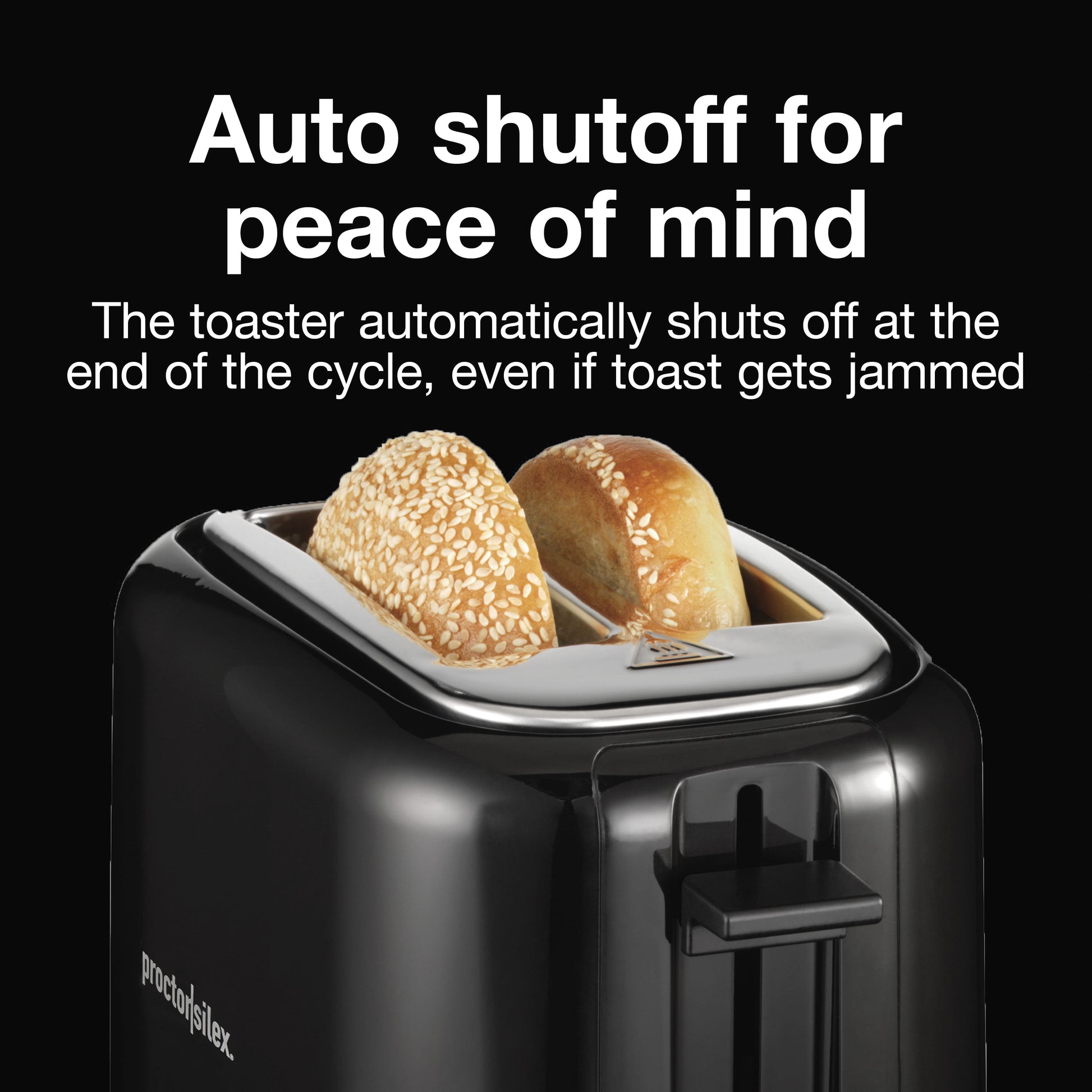 2 Slice Toaster, Wide-Slots, Shade Selector, Toast Boost, Auto Shut-Off and Cancel Button, Black, 22215