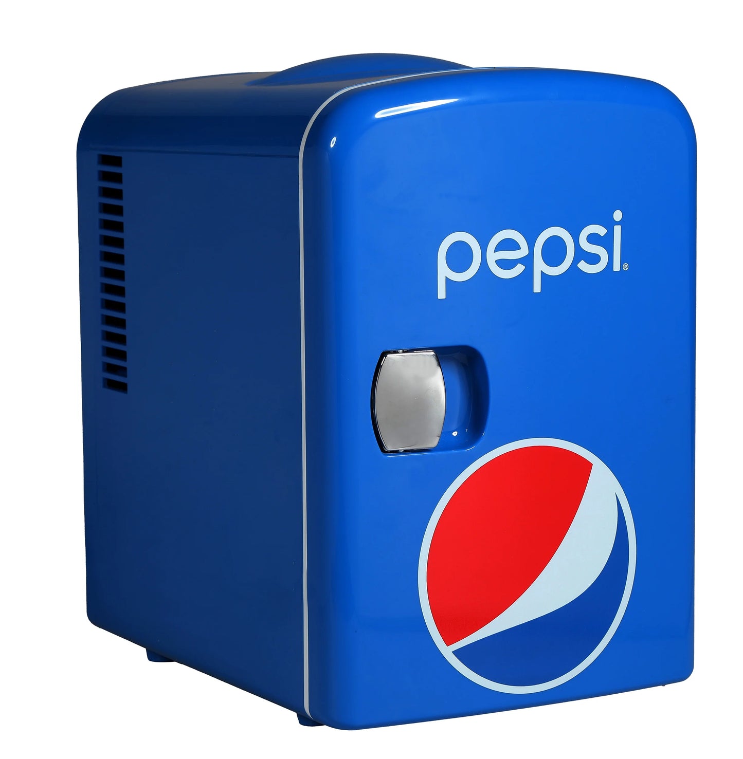 , 6 Can Mini Personal Fridge Cooler, Blue