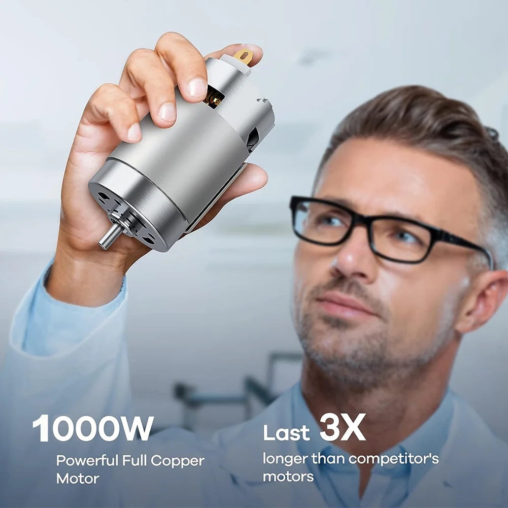 4-in-1 Immersion Hand Blender - 5 Speed Turbo Stick Blender for Smoothies, Milkshakes, Juices & Sauces