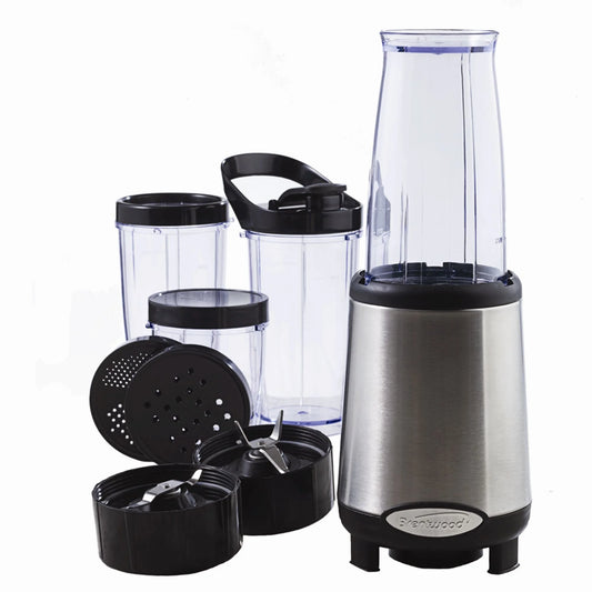 JB-199 Multi Pro Personal Blender 20-Piece Stainless Steel Set - Perfect for Smoothies and More!