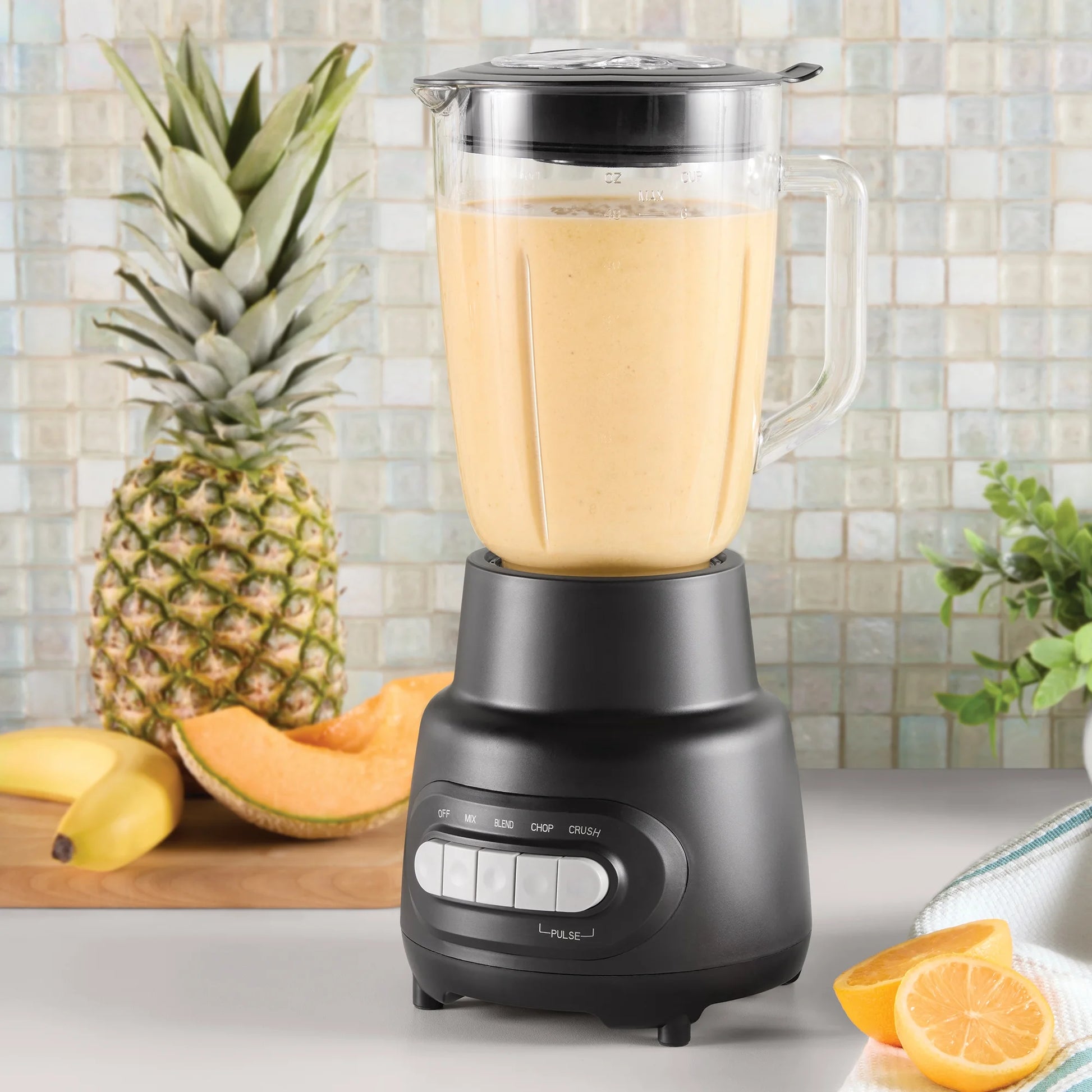 5-Speed Glass Blender with 6-Cup (48oz) Capacity - New and Powerful!