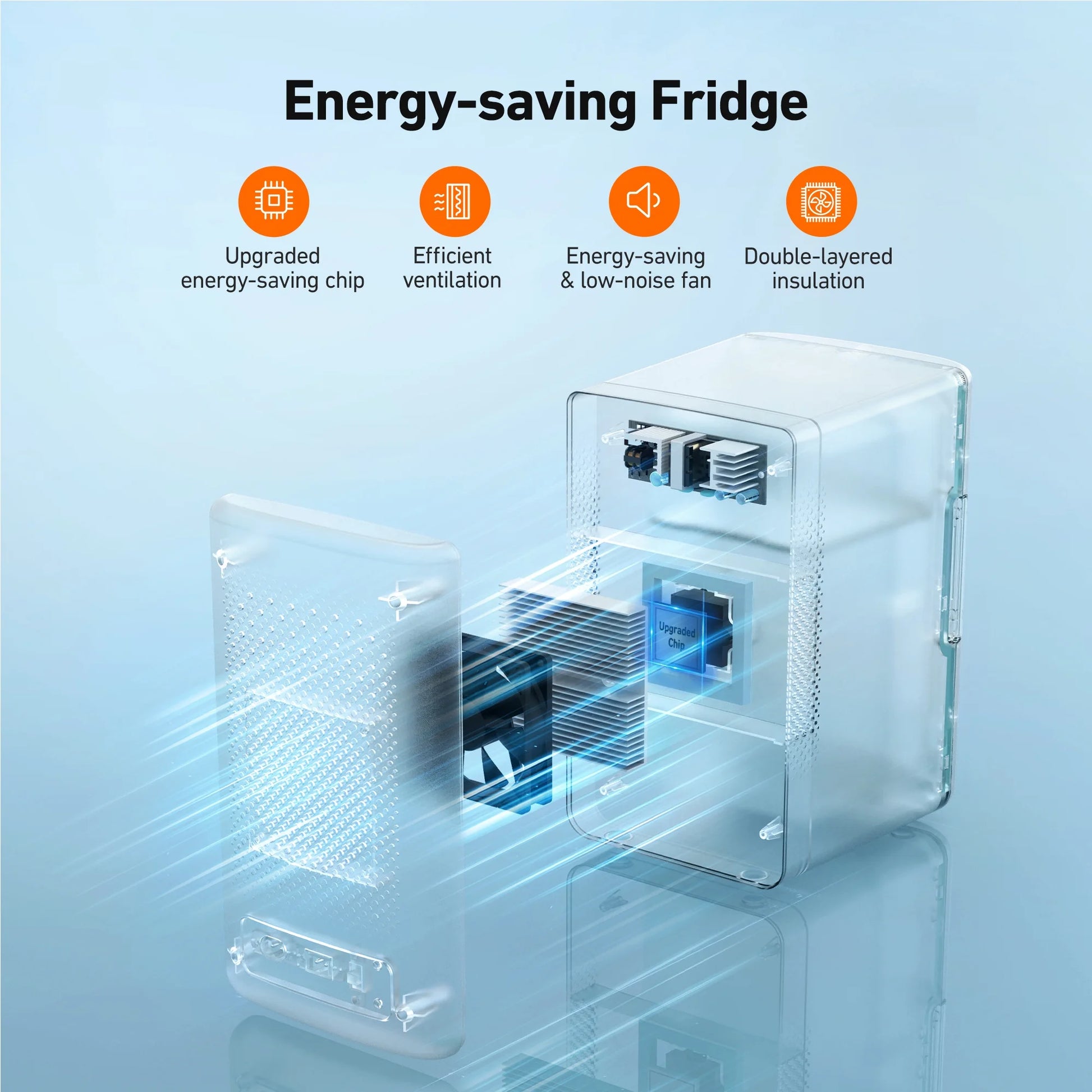 Mini Fridge, Compact Refrigerator, Makeup Skincare Fridge 6L 8 Cans Portable Personal Cooler One Door, for Home, Car, Black, for Gifts