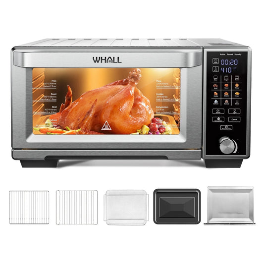 Air Fryer Toaster Oven - 30QT Convection Oven, 11-In-1 Oven, Touchscreen, 4 Accessories