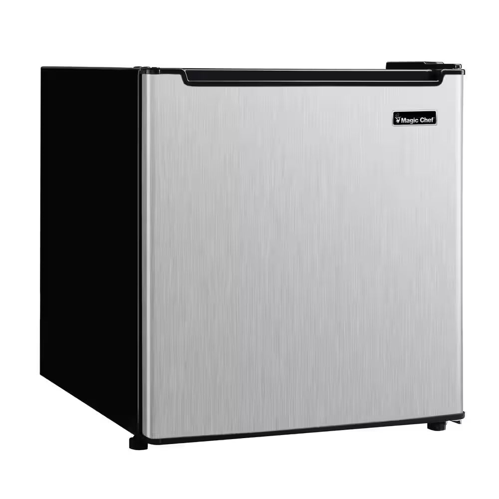 1.7 Cu. Ft. Mini Fridge in Stainless Steel Freezerless