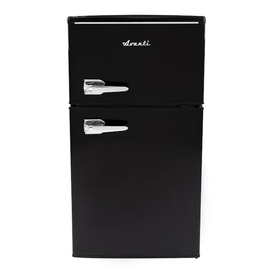 3-Cu Ft Mini Fridge with Freezer ( Black )