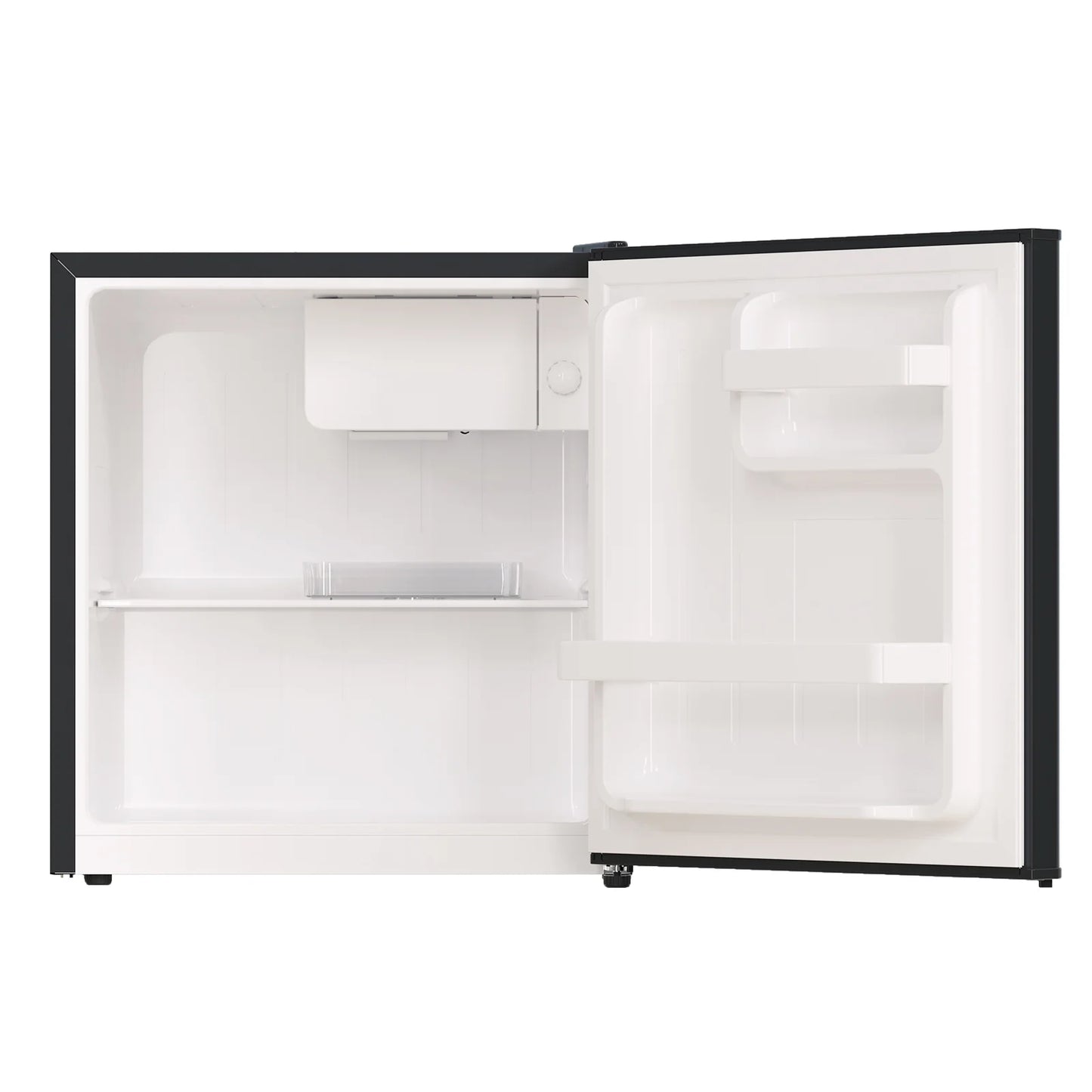 1.7 Cu.Ft Compact Mini Refrigerator with Freezer - Sleek Black Design