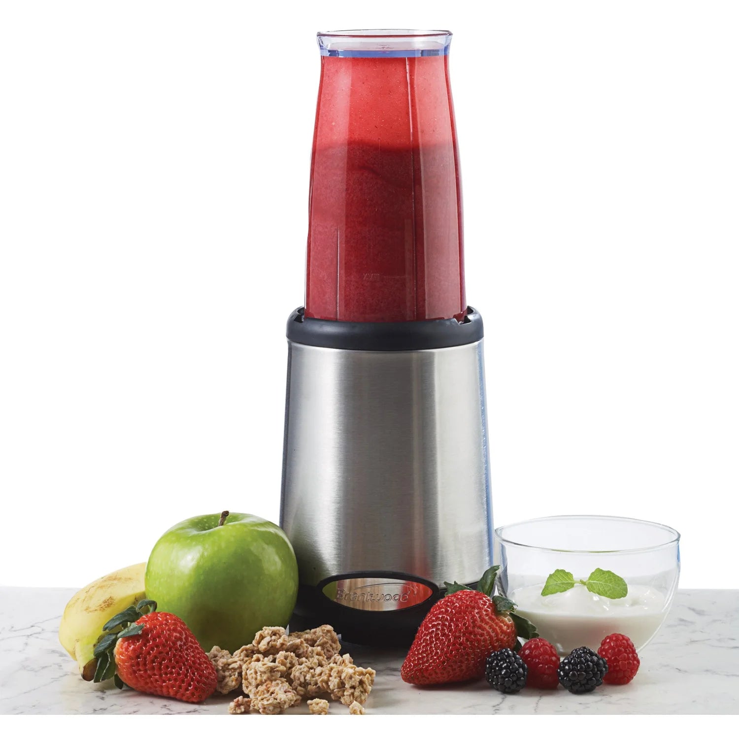 JB-199 Multi Pro Personal Blender 20-Piece Stainless Steel Set - Perfect for Smoothies and More!