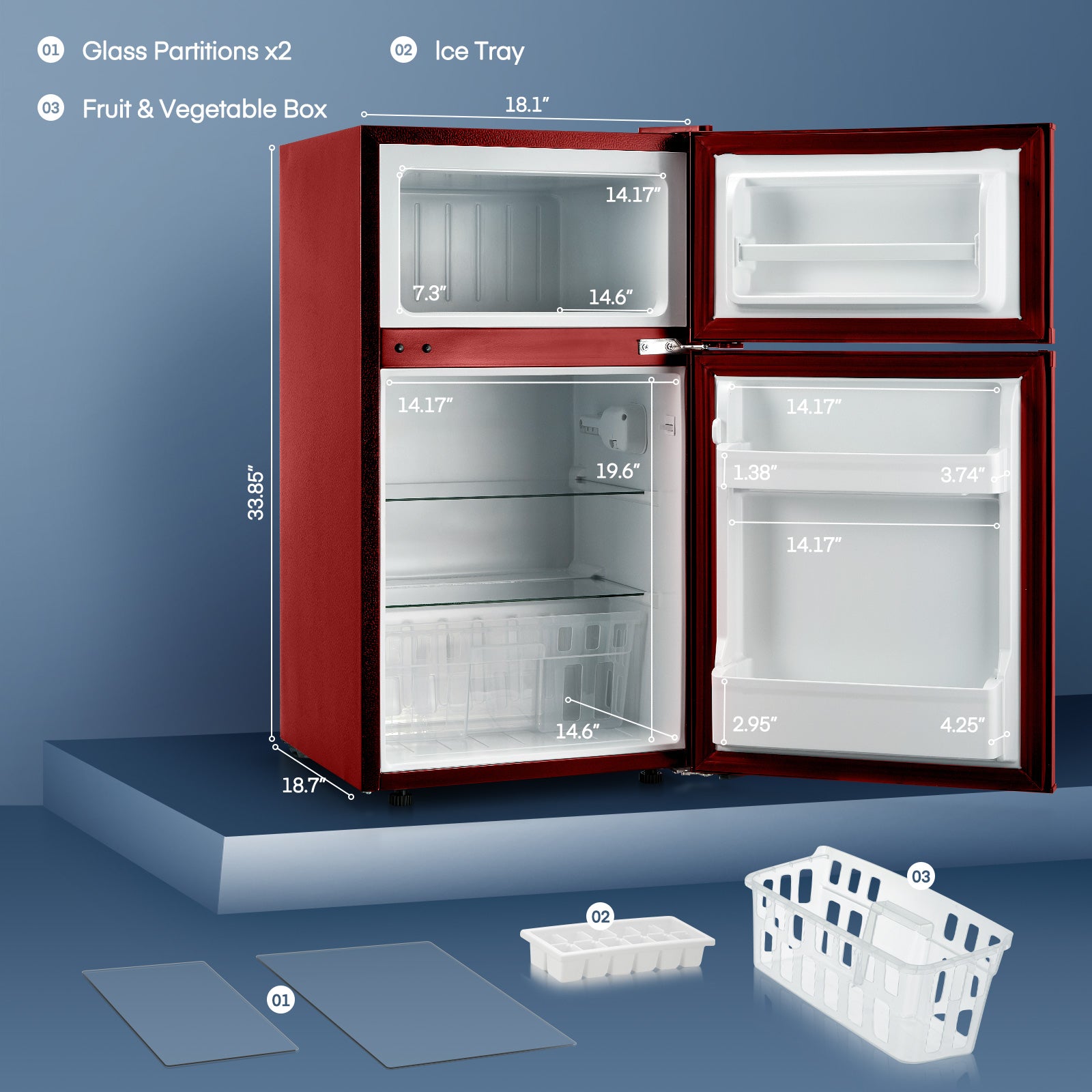 Premium Electric Cigar Humidor for 300 Cigars - 40L Cigar Cabinet with Temperature Control, Spanish Cedar Shelves & Digital Hygrometer - Perfect Gift for Men