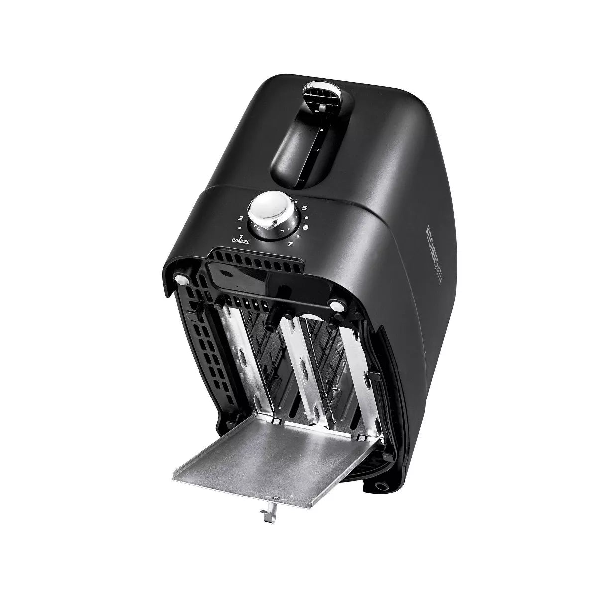 Kitchensmith by Bella 2 Slice Toaster: Black, Bagel & Bread Warmer, 750W, Compact Design, 2-Year Warranty