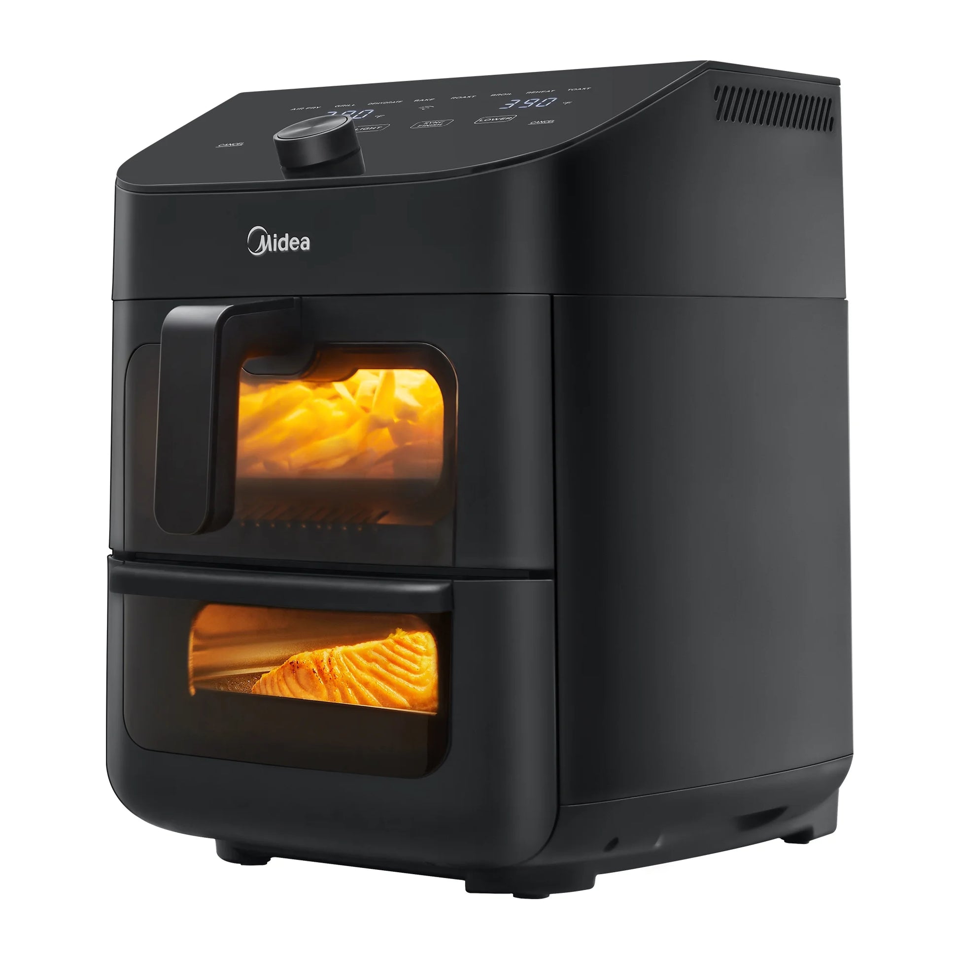 11 Quart 8-In-1 Two-Zone Air Fryer Oven with Sync Finish Cooking