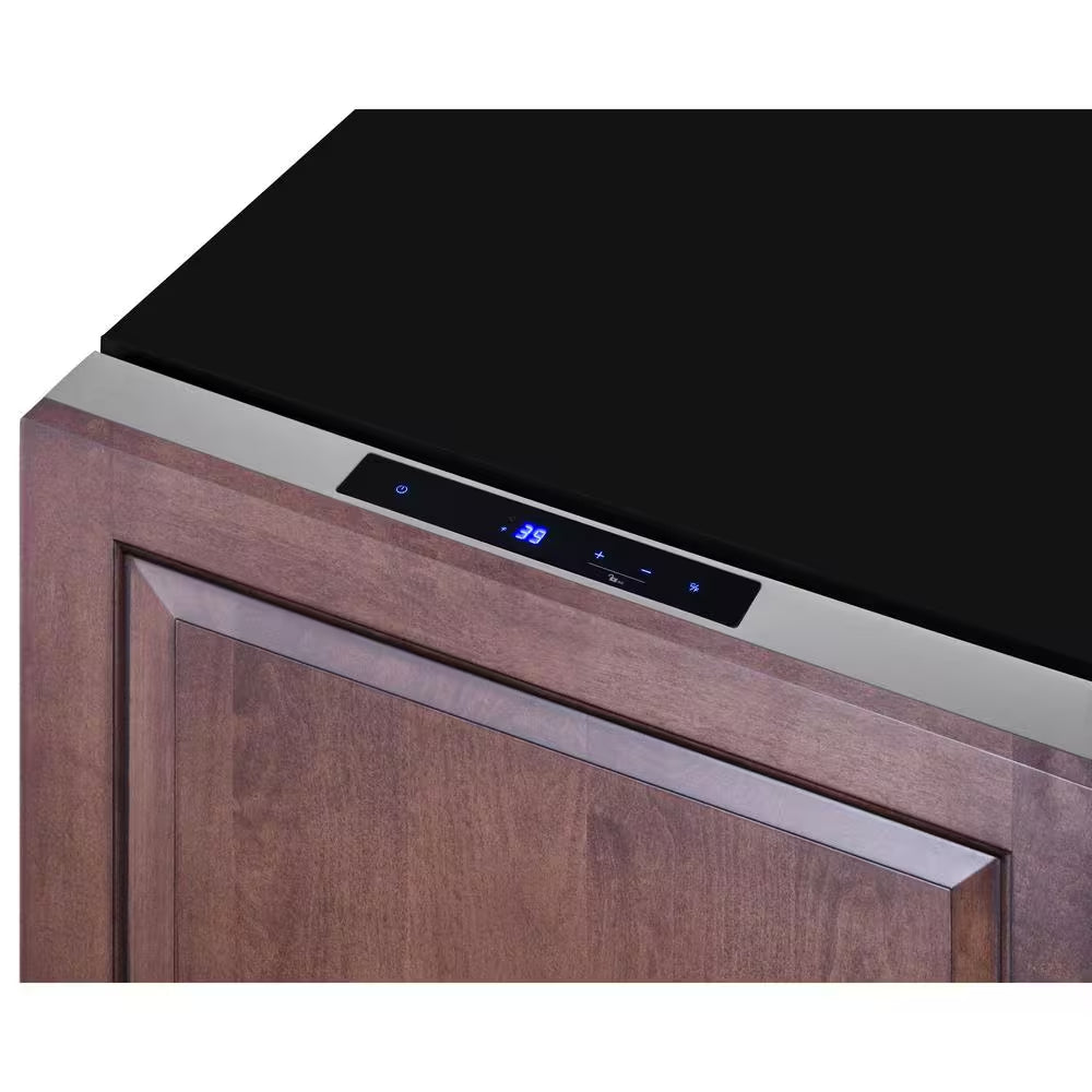 1.6 Cu. Ft. Mini Fridge in Stainless Steel without Freezer, Drawer Style