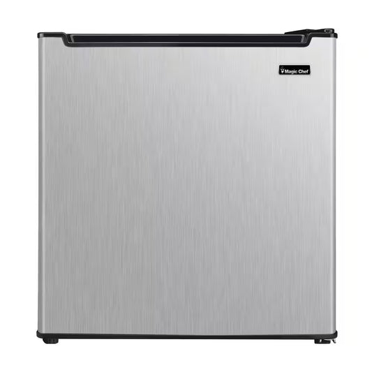 1.7 Cu. Ft. Mini Fridge in Stainless Steel Freezerless