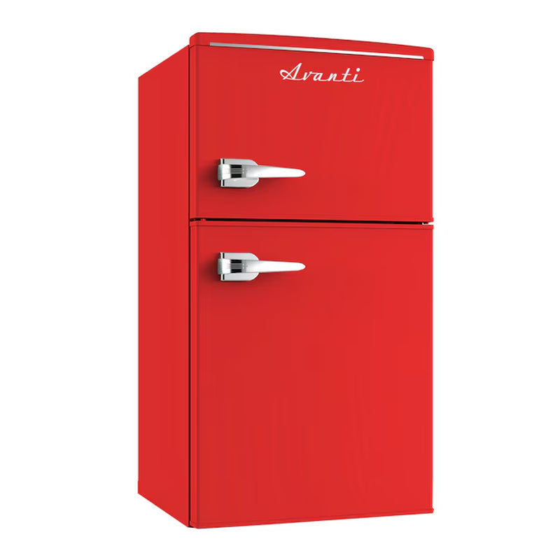3-Cu Ft Mini Fridge with Freezer ( Black )