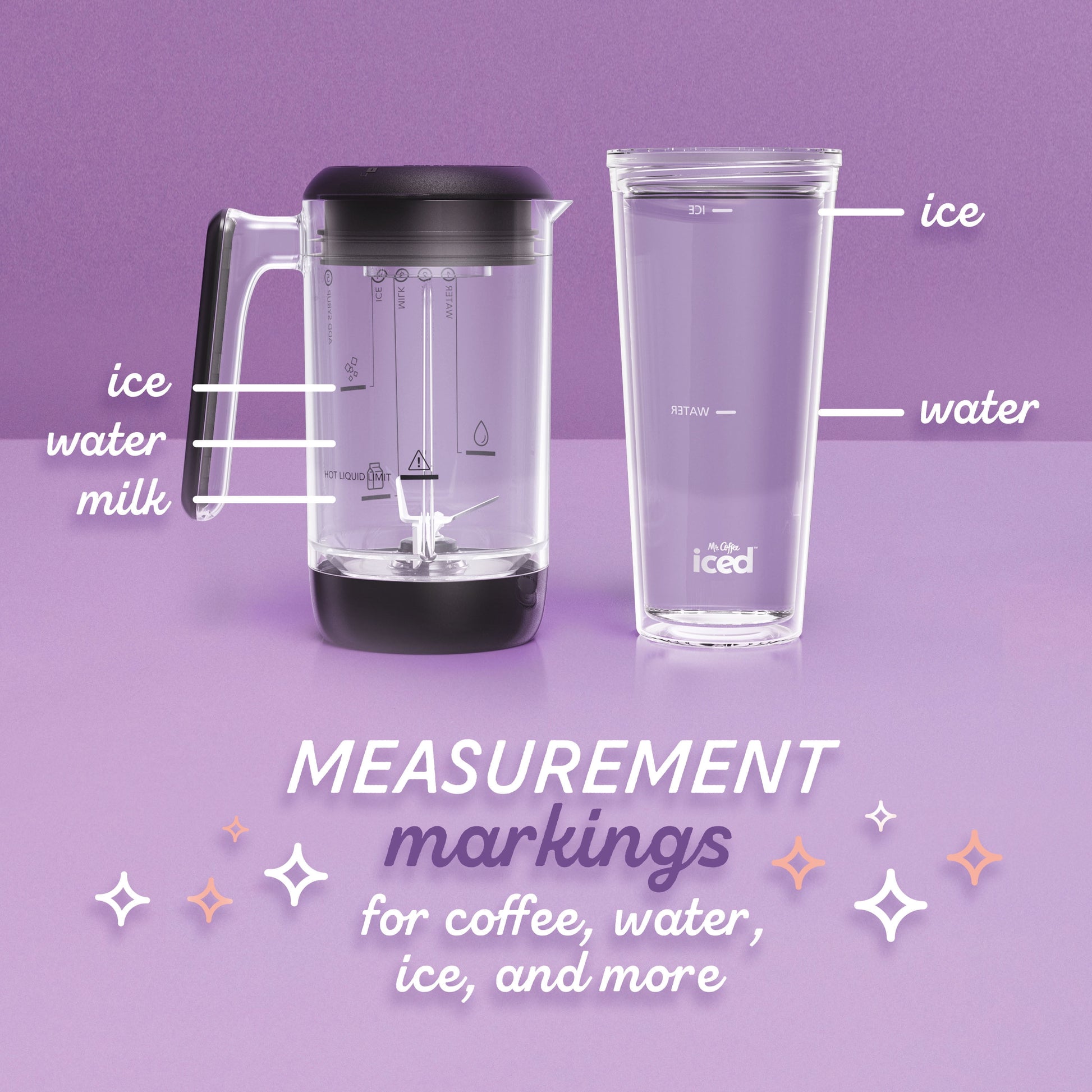 ® Single-Serve Frappe™ Maker - Brew Iced & Hot Coffee with Blender & 2 To-Go Tumblers!