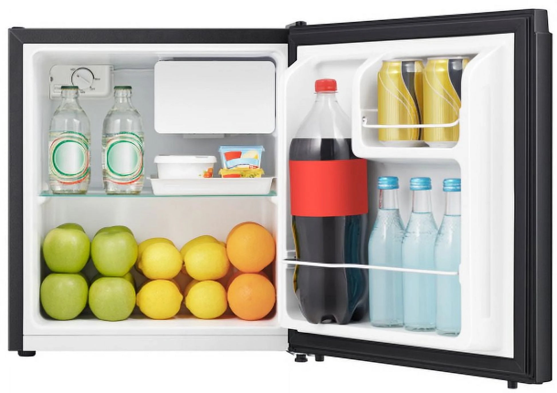 1.6 Cu Ft Single Door Mini Fridge, Silver, Energy Star, 1 Year Warranty, WMS017M6XVE New