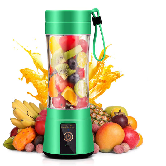 Portable USB Rechargeable Juicer Blender Cup for Smoothies and Shakes - Perfect for Travel!