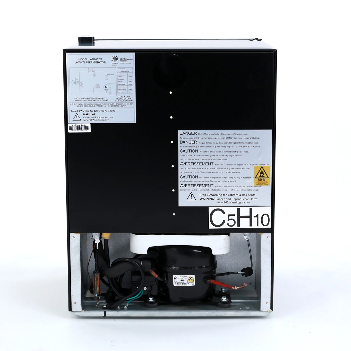 2.4 Cu. Ft. Stainless Steel Compact Refrigerator - Perfect for Small Spaces!