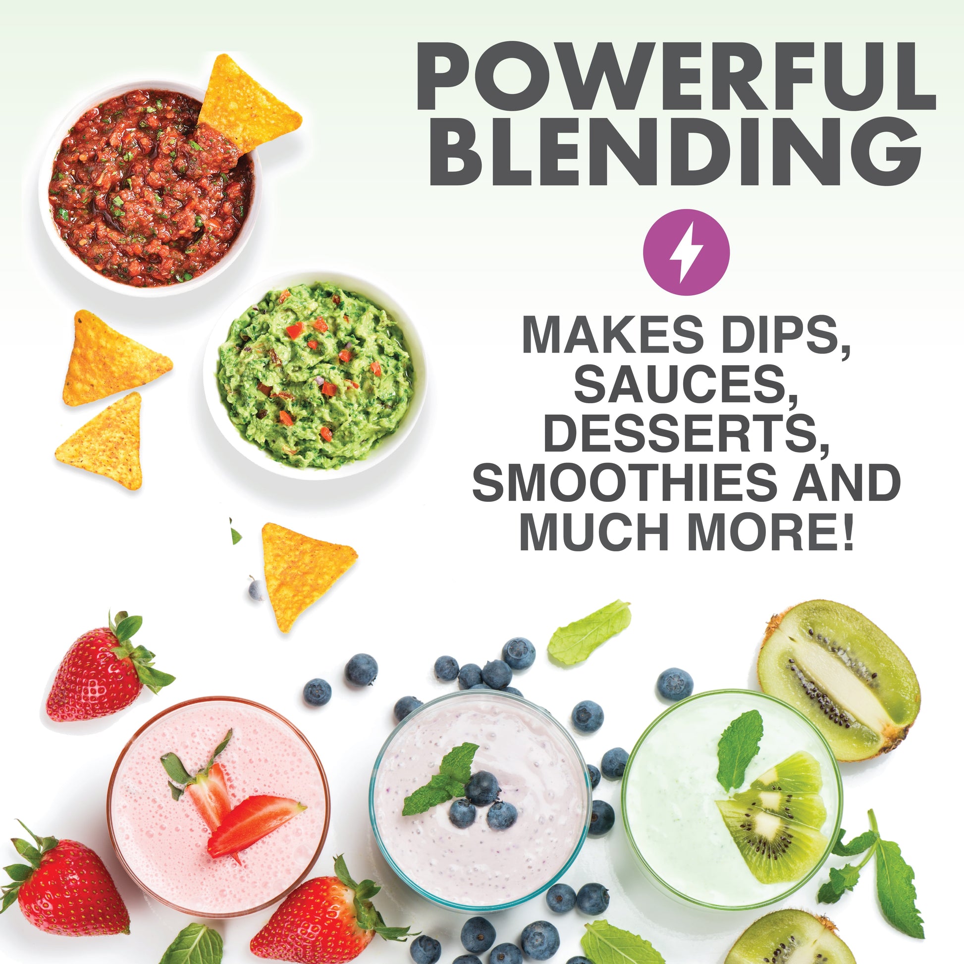 Bionic Blade Portable Rechargeable Smoothie Blender - Perfect for Juices, Protein Shakes, and Baby Food!