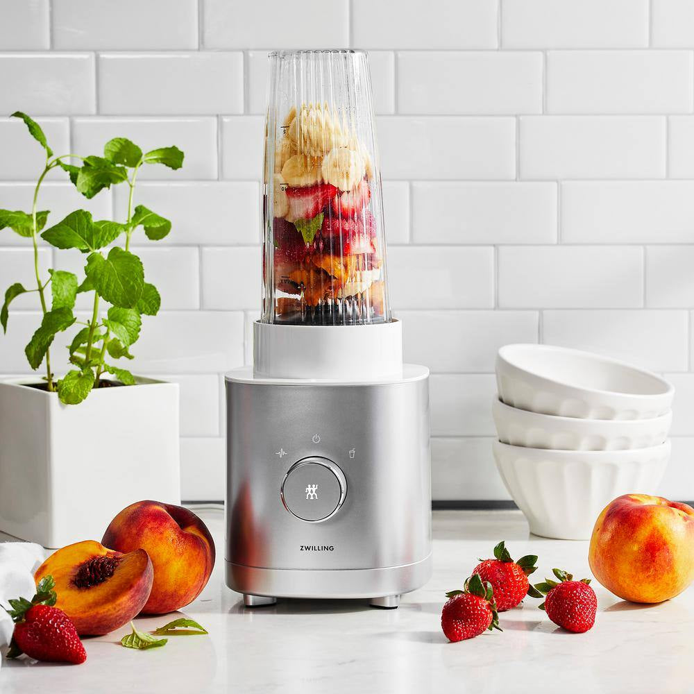 Enfinigy 20 Oz. 2-Speed Silver Personal Blender